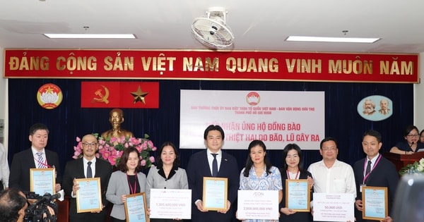 Tập đoàn AEON hỗ trợ người dân bị ảnh hưởng bởi bão Matmo và Bualoi với tổng trị giá hơn 4,6 tỷ đồng