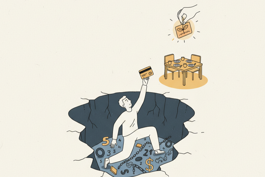 Vợ vẫn ở bên dù nhà tôi chỉ còn nửa chén gạo, gói mì, quả trứng