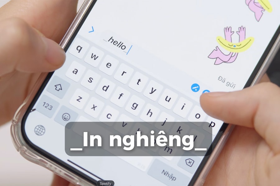 Cách đổi định dạng chữ nhắn tin trên Messenger, Instagram