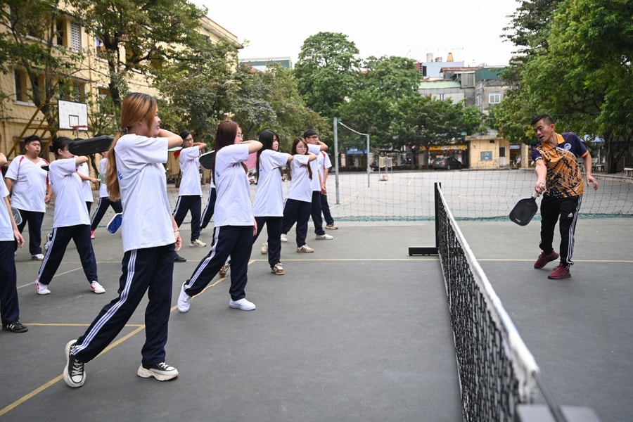 Sinh viên ‘phát sốt’ khi pickleball trở thành môn học ở một trường đại học
