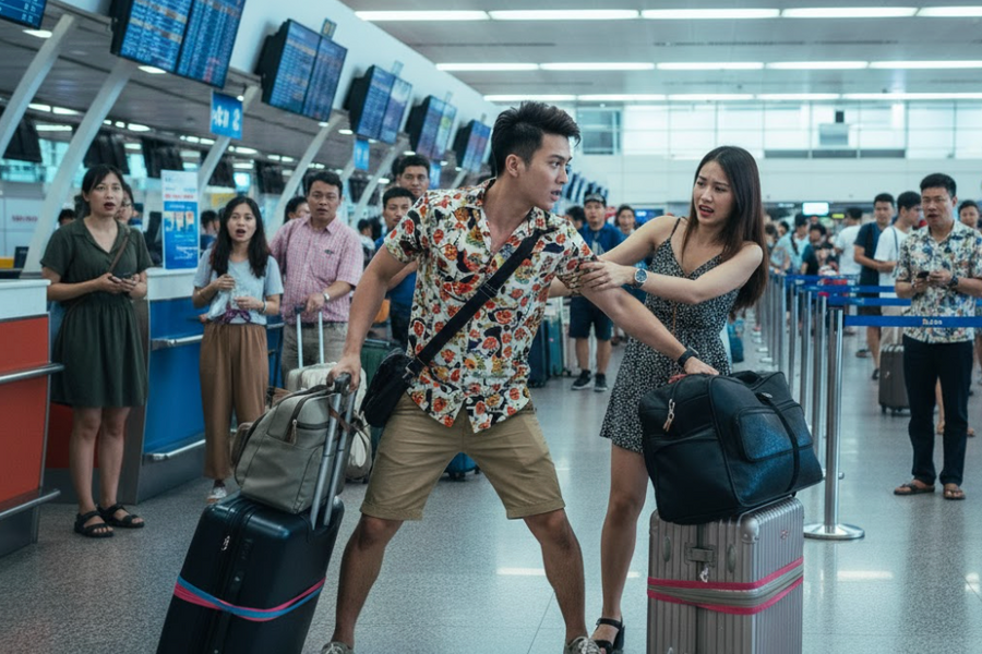 Tôi từ chối cưới bạn trai 3 năm vì chen lấn ở sân bay