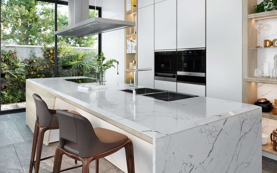 Phòng bếp nhỏ có nên thiết kế bàn đảo?