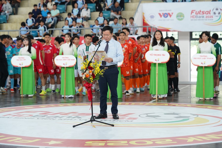 Khai mạc Futsal HDBank Sinh viên khu vực TP.HCM: Sân chơi của sức trẻ và đam mê