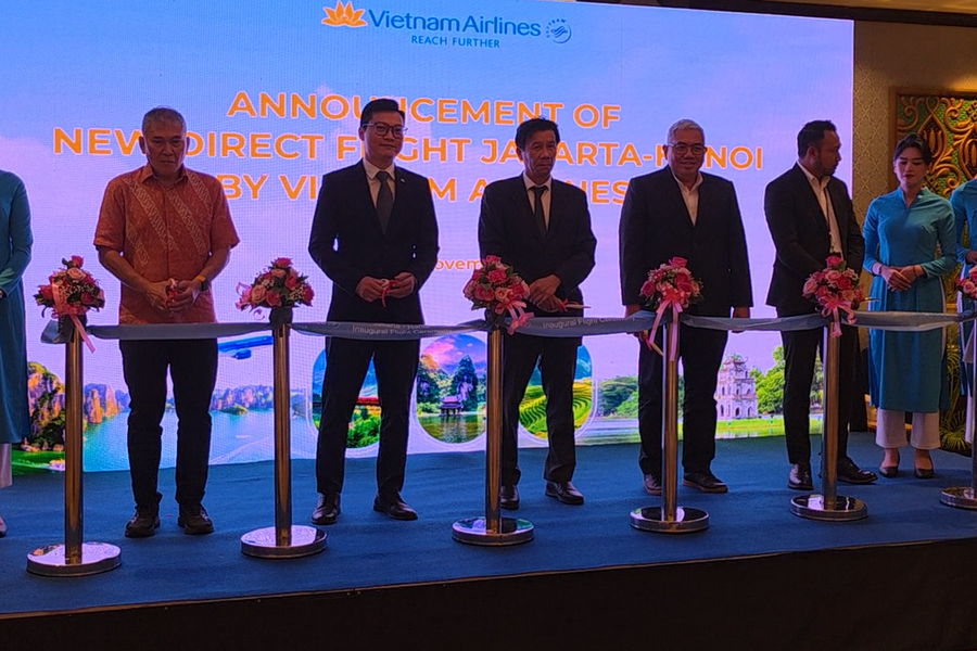 Vietnam Airlines khai trương đường bay thẳng kết nối hai thủ đô Hà Nội và Jakarta