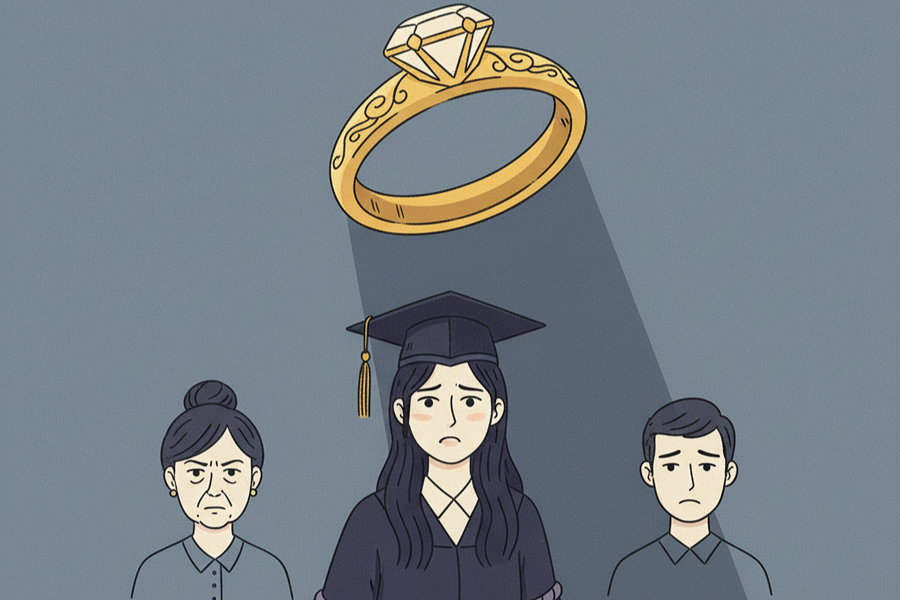 Mẹ không cho học tiếp nếu tôi từ chối cưới anh ở tuổi 20