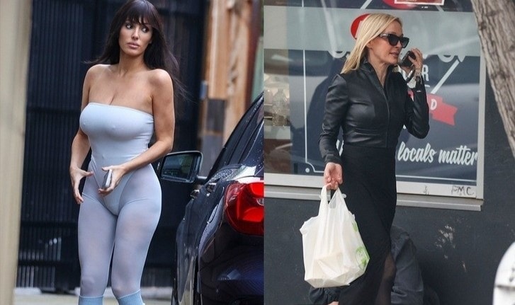 Vợ Kanye West lại mặc táo bạo