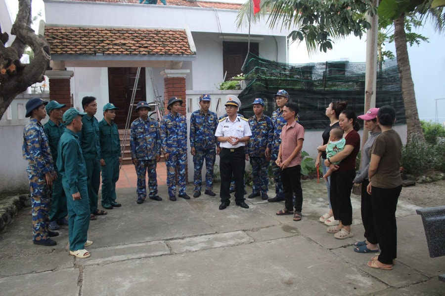 Đặc khu Trường Sa triển khai phương án ứng phó với bão Kalmaegi