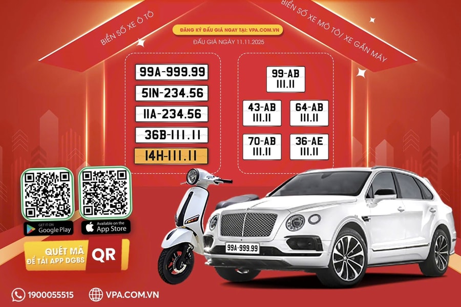 Lần đầu tiên đấu giá biển số xe được 'livestream' trực tiếp trên nền tảng truyền hình đa thiết bị