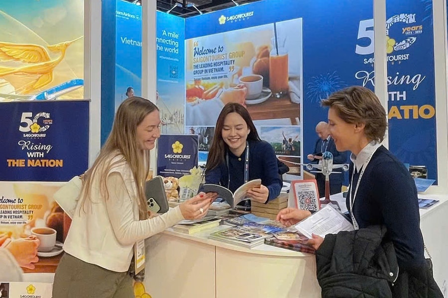 Saigontourist Group kết nối thị trường châu Âu tại WTM London 2025