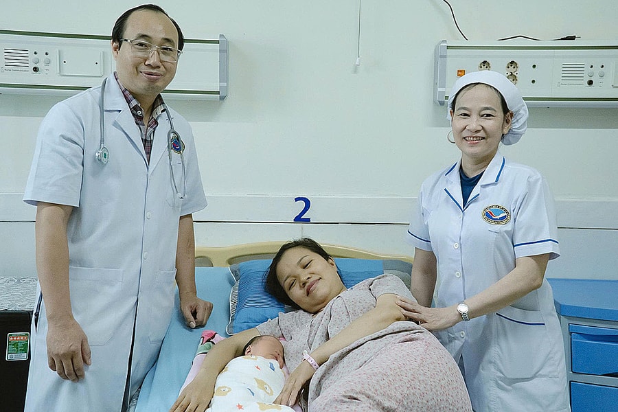 Ca sinh của sản phụ mang nhóm máu chỉ 0,1% người Việt có