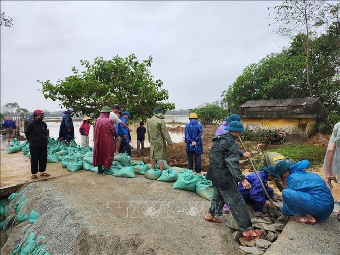 Huế: Nỗ lực khắc phục hệ thống đê kè ở vùng 'rốn lũ' Quảng Điền