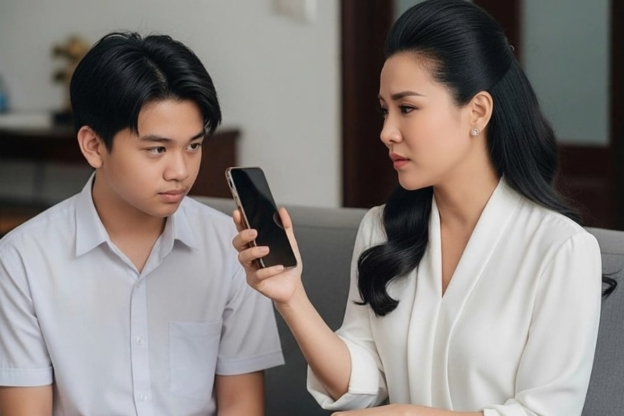 Tôi bất lực tìm cách cấm con lướt TikTok