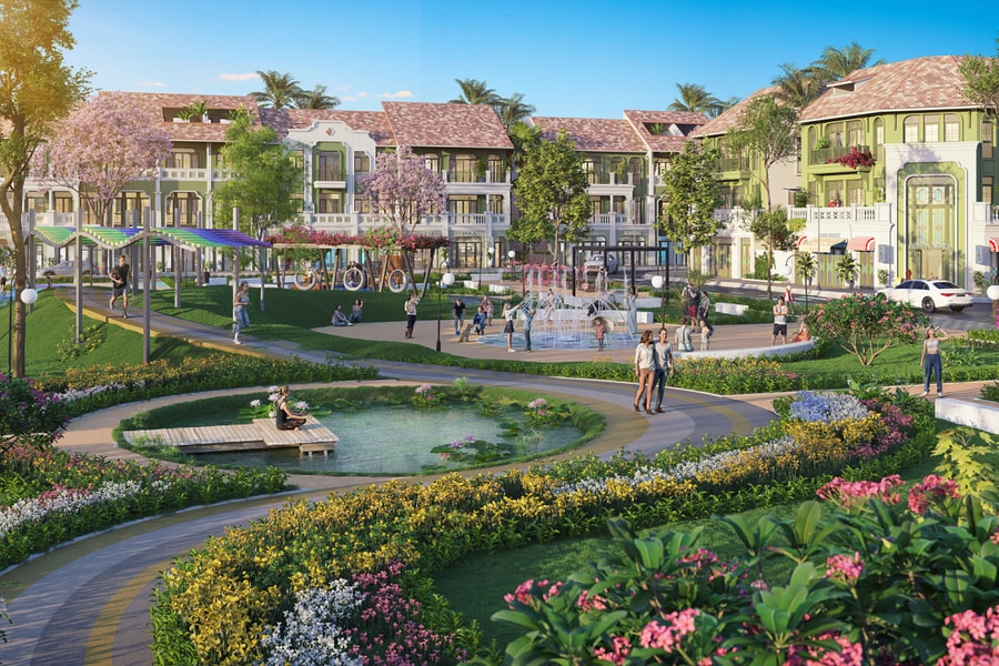 Sun Group đầu tư 410 mẫu thiết kế thấp tầng tại Flora Avenue