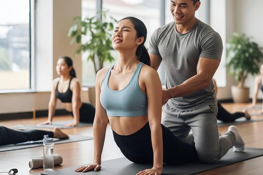 Bị thoát vị đĩa đệm vì tin lời PT phòng gym 'tập yoga, pilates chữa đau lưng'