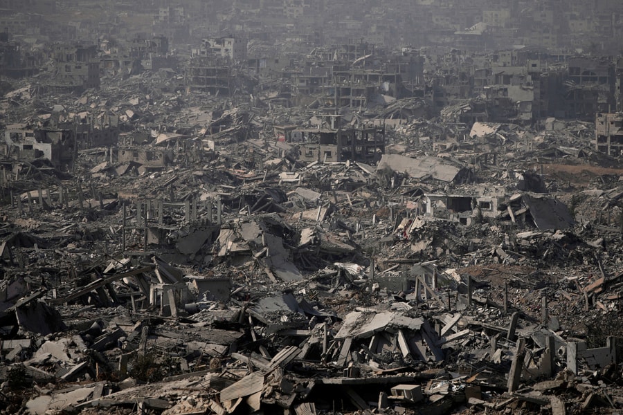 Cảnh đổ nát trong lòng Gaza sau chiến dịch 'tìm diệt' của Israel