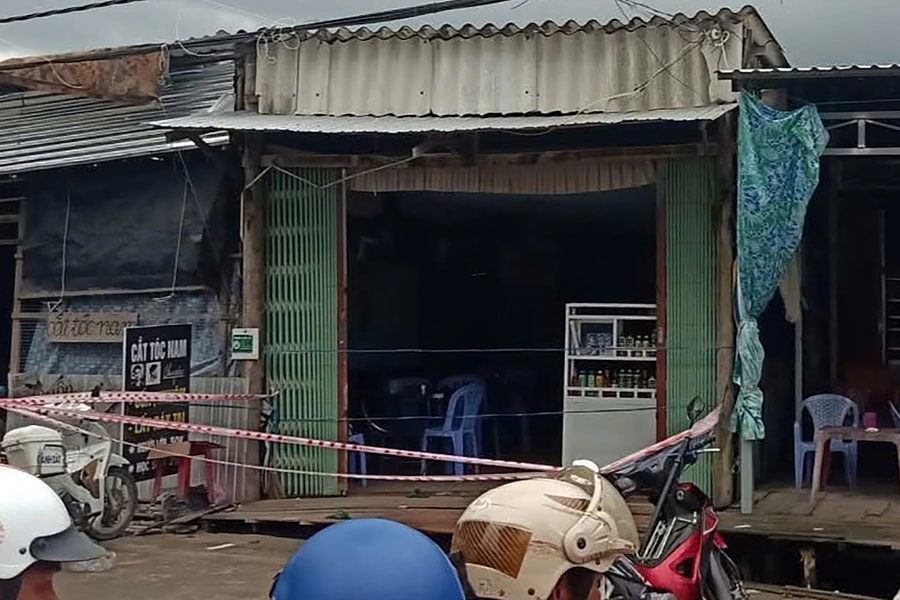 Hai mẹ con tử vong bất thường trong căn nhà ở chợ