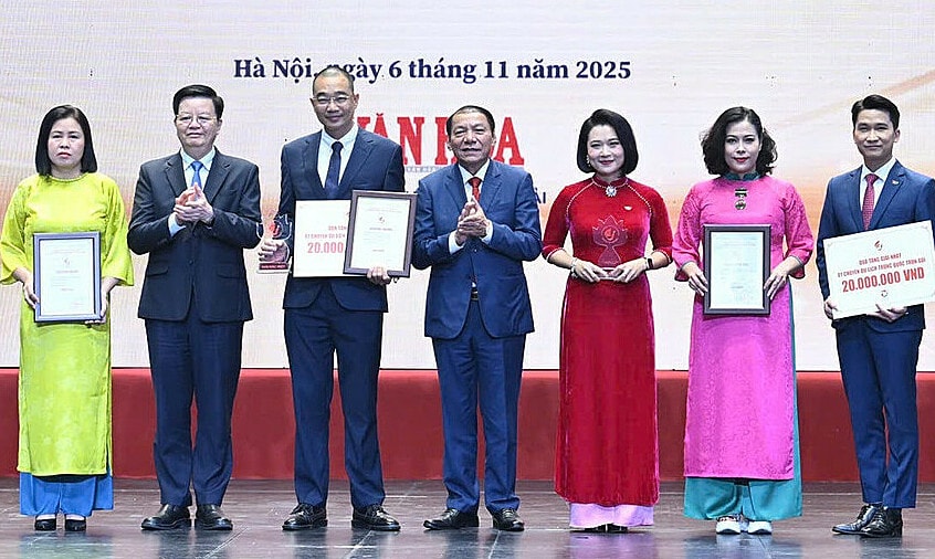 95 tác phẩm đoạt giải báo chí Vì sự nghiệp phát triển văn hóa