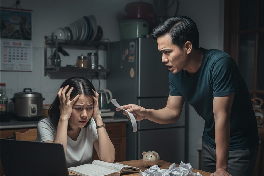 Chồng đưa 20 triệu nhưng yêu cầu tôi mua gì cũng điền bảng Excel