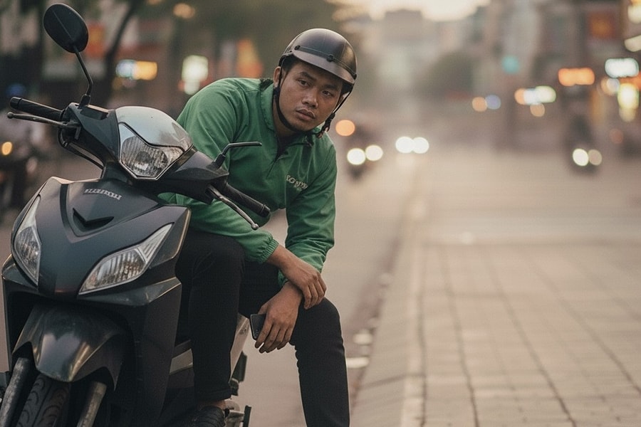 'Chấp nhận làm xe ôm công nghệ kiếm 15 triệu còn hơn thất nghiệp'