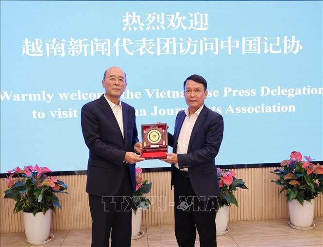 Tăng cường hợp tác, trao đổi nghiệp vụ giữa Hội Nhà báo Việt Nam và Trung Quốc