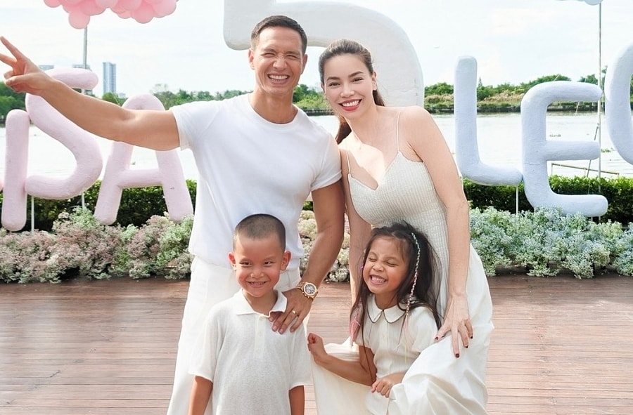 Con song sinh 5 tuổi của Hồ Ngọc Hà, Kim Lý