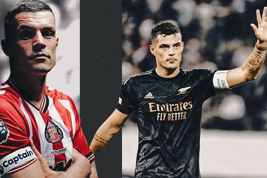 Granit Xhaka - từ bão giông Arsenal đến chốn bình yên Sunderland