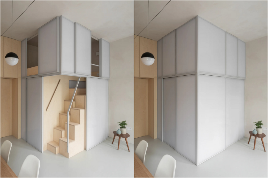 Thiết kế cầu thang tiết kiệm diện tích cho nhà dưới 50 m2