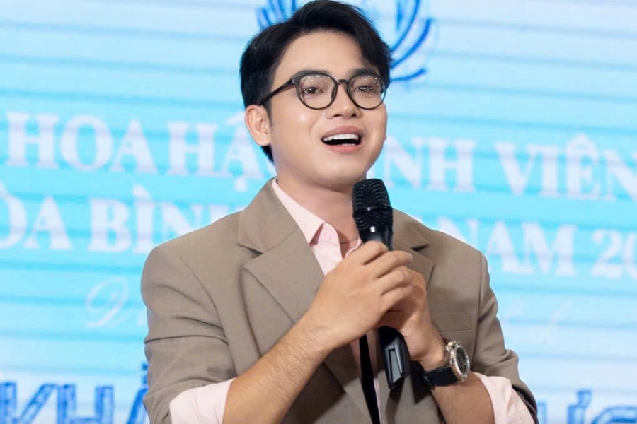 Điều ít biết về nam MC ngồi ghế giám khảo Hoa hậu Sinh viên Hòa bình Việt Nam