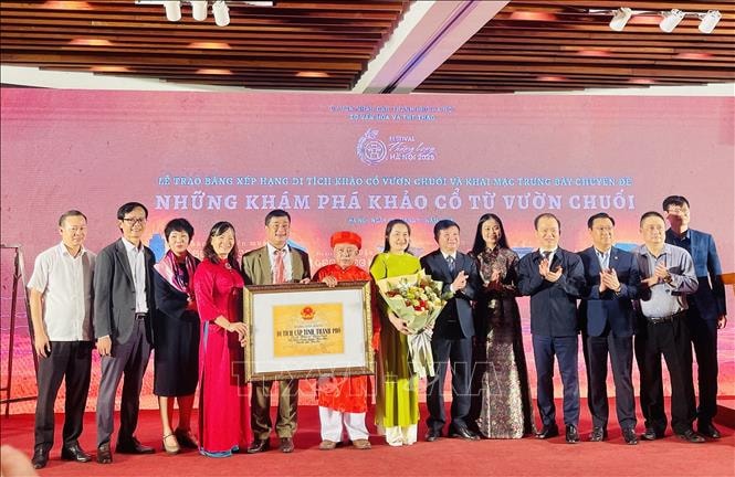 Ra mắt trưng bày 'Những khám phá khảo cổ từ Vườn Chuối'