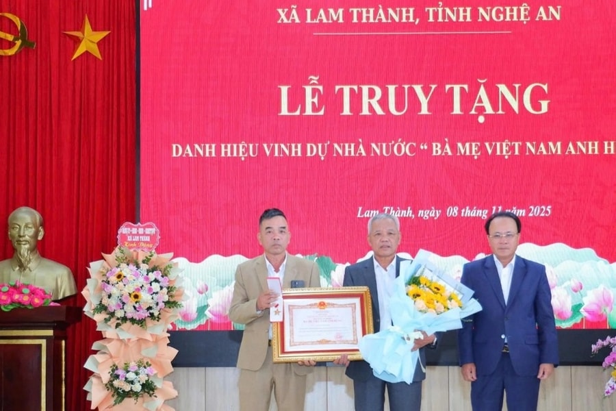 Mẹ Nguyễn Thị Đương được truy tặng danh hiệu Bà mẹ Việt Nam anh hùng