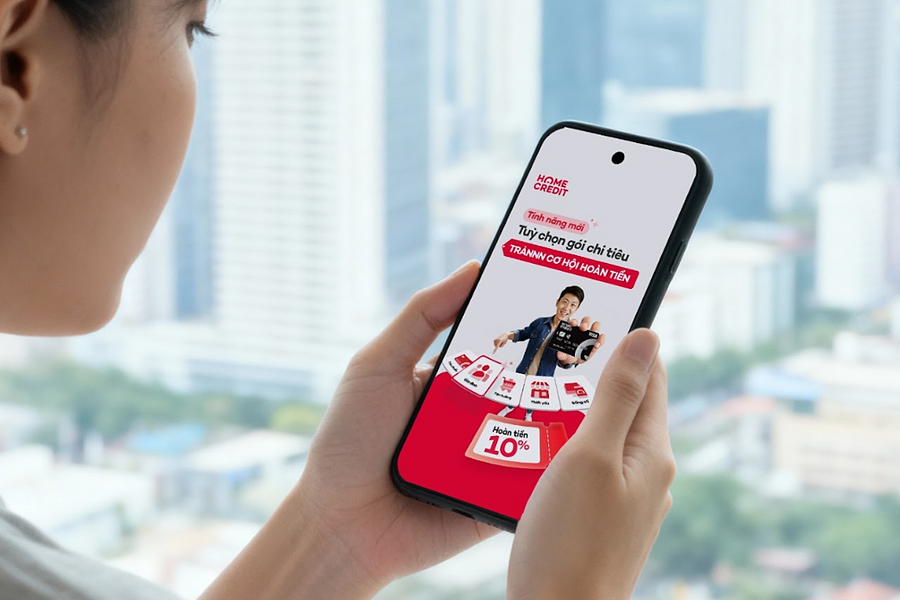 Home Credit ra tính năng hoàn tiền cho thẻ tín dụng