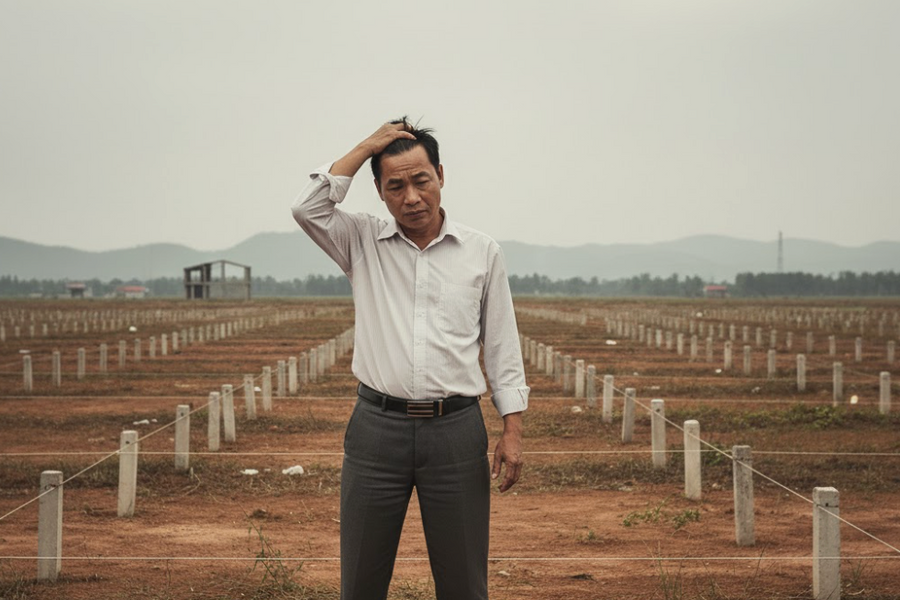 Gãy sóng đất nền nên lỗ một tỷ đồng sau 3 năm 'đu đỉnh'