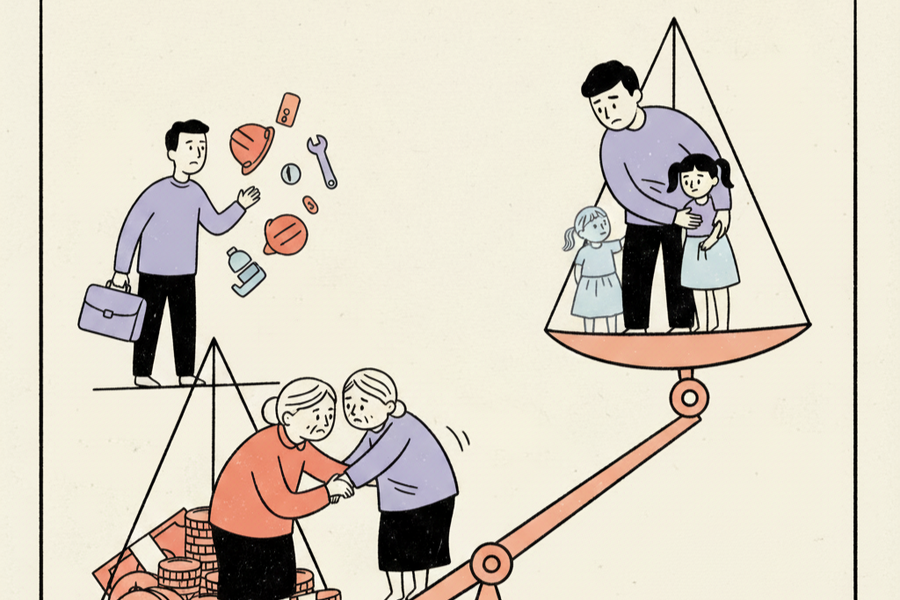 Anh trai bỏ gia đình về sống với mẹ để được thừa kế toàn bộ tài sản