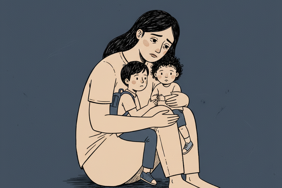 Bỏ được người chồng tồi, tôi lại chẳng đủ tiền nuôi hai con