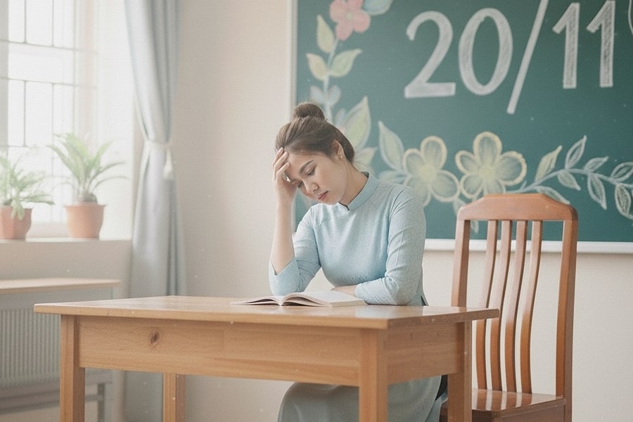 Giáo viên vui ít, mệt nhiều vì ngày 20/11 'phông bạt' hình thức