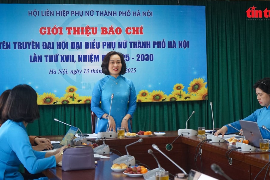 Đại hội đại biểu phụ nữ TP Hà Nội lần thứ XVII sẽ diễn ra trong hai ngày 20 - 21/11