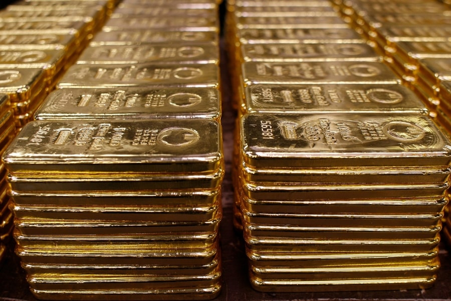 Giá vàng thế giới, chứng khoán Mỹ tăng vọt