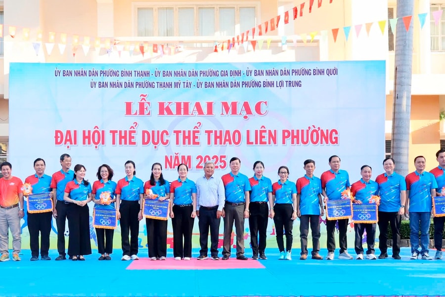 TP Hồ Chí Minh: Sôi nổi Đại hội thể dục thể thao liên phường năm 2025