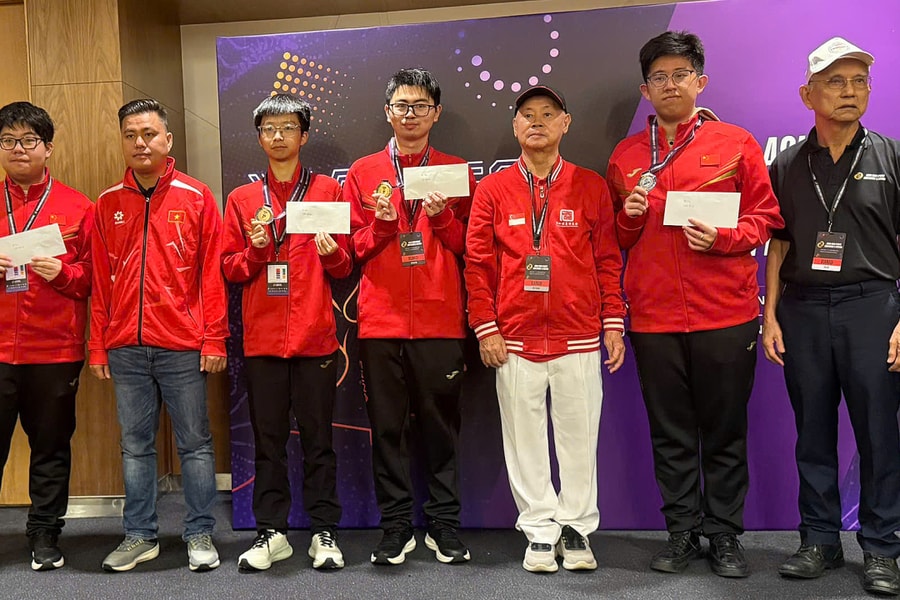 Trung Quốc giành trọn huy chương cờ tướng Đại hội thể thao trí tuệ châu Á