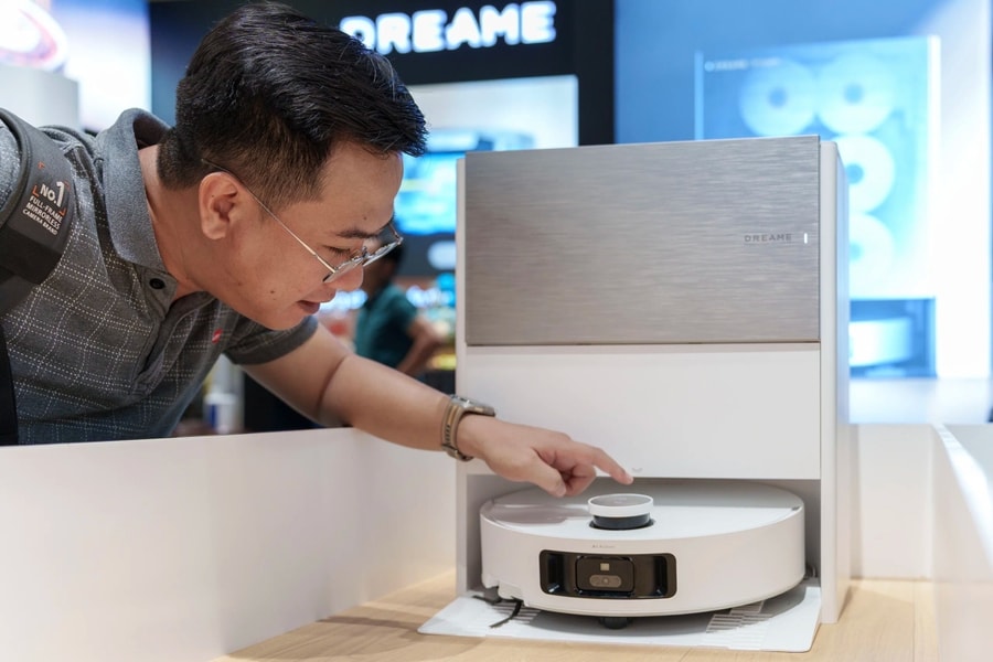 Aqua 10 Roller - robot hút bụi lau nhà có lực hút mạnh nhất