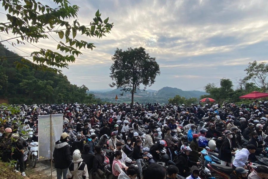 Vườn quốc gia Ba Vì 'thất thủ' vì khách đến săn mây, ngắm hoa