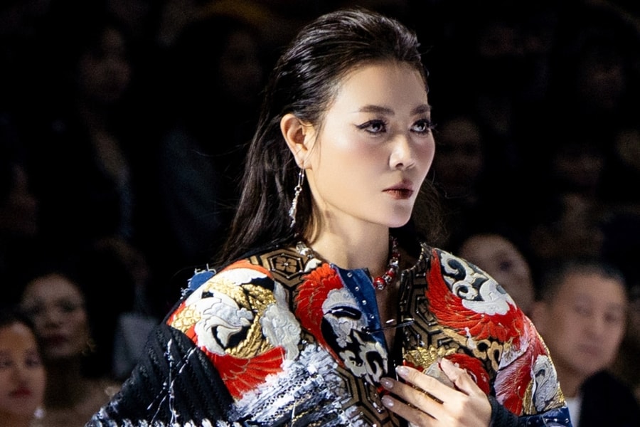 Dàn sao Việt diện đồ chắp vá catwalk show Cao Minh Tiến