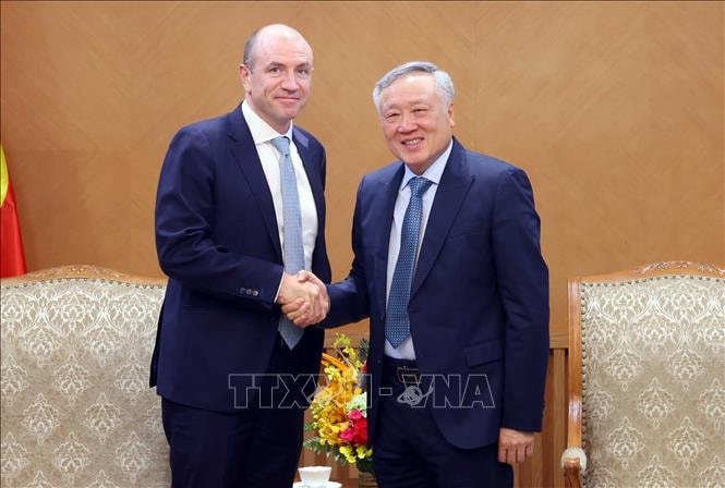 Phó Thủ tướng Thường trực Nguyễn Hòa Bình tiếp Tổng Giám đốc Tập đoàn Haeco