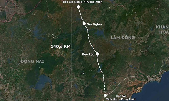 Đề xuất đầu tư cao tốc Gia Nghĩa - Bảo Lộc - Phan Thiết