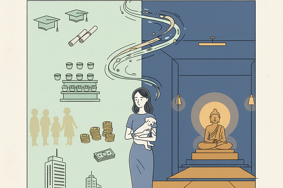 Tôi muốn quyên góp hết tài sản rồi xuất gia