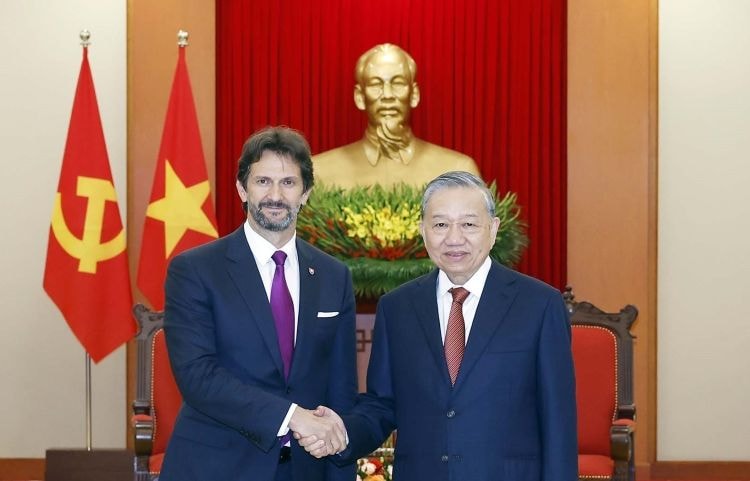 Tổng Bí thư Tô Lâm tiếp Phó Thủ tướng, Bộ trưởng Quốc phòng Slovakia