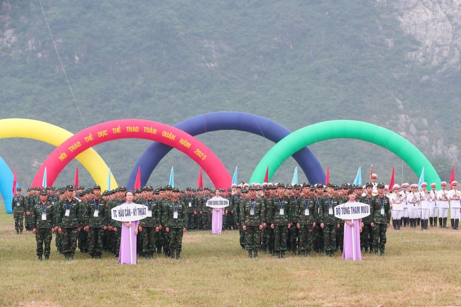Hội thao toàn quân năm 2025 chỉ đưa các môn thể thao Olympic vào thi đấu