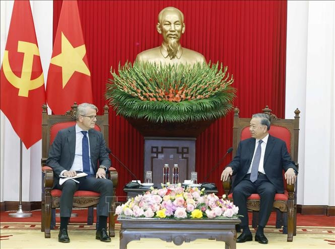 Tổng Bí thư Tô Lâm tiếp Giám đốc Tập đoàn A.P.Moller - Maersk