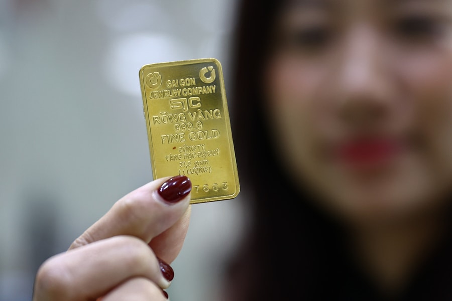 Vàng miếng trong nước giảm hơn 1 triệu đồng