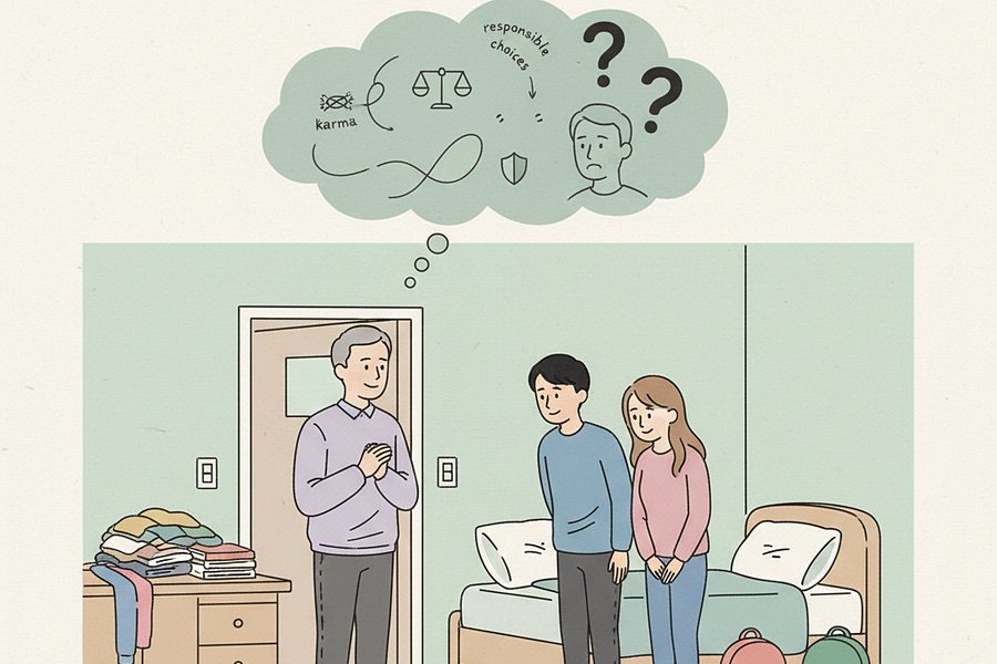 Lo lắng khi phát hiện con trai học năm thứ ba đại học sống thử